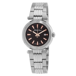 Mathey-Tissot Neptune Quartz Black Dial Ladies Watch d912rrn