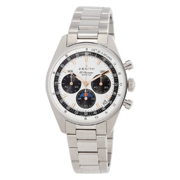 Zenith Chronomaster Original Triple Calendar Automatic Mens Watch - Article 03.3400.3610/38.M320 (Silver Dial)