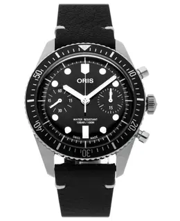 Oris Divers Sixty-Five Chronograph Black Dial 40mm Men's Watch Model: 01 771 7791 4054-07620