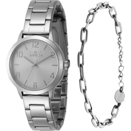 Invicta Wildflower 47270 Quartz Silver Dial Ladies Watch With Bracelet