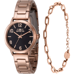 Invicta 47272 Wildflower Quartz Black Dial Ladies Watch