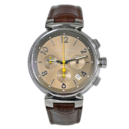 Pre-owned Louis Vuitton Tambour Chronograph Automatic Mens Watch q1122