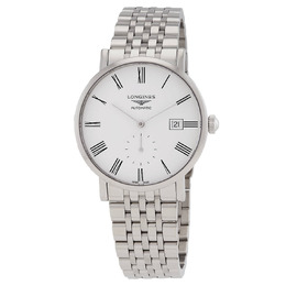 Longines l4.812.4.11.6 (L48124116) Elegant Automatic White Dial Mens Watch