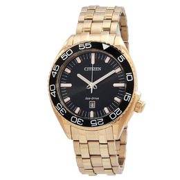 Citizen Carson Eco-Drive Black Dial Mens Watch aw1773-55e