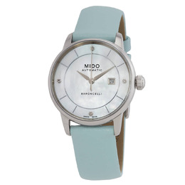 Mido Baroncelli Signature Lady Colours Automatic Mother of Pearl Dial Watch - M0372071610600