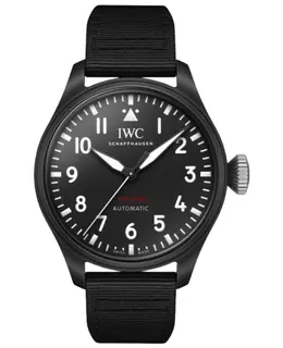 IWC Big Pilot's Top Gun Automatic IW329801 Black Dial Textile Strap Men's Watch
