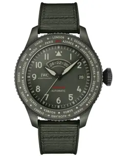 IWC Pilot's Top Gun Timezoner Woodland - Men's Luxury Watch iw395601