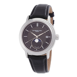 Raymond Weil Maestro Automatic Moon Phase Grey Dial Mens Watch 2879-stc-60001