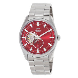 RA-AR0010R10B Orient Contemporary Semi Skeleton Automatic Mens Red Dial Watch