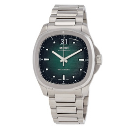 Mido Multifort TV Big Date Automatic Green Dial Mens Watch M0495261109100