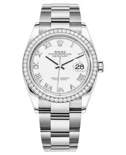 Rolex Datejust 36 White Gold & Diamonds - Ref. M126284RBR-0018