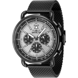 Invicta 47362 - Speedway Zager Exclusive Chronograph Mens Quartz Watch in Silver Dial