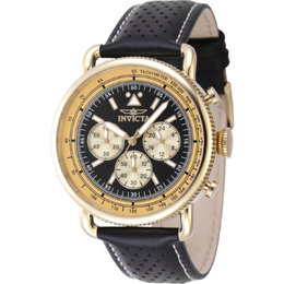 Invicta Zager Chronograph Men's Watch 47366 - Black Dial
