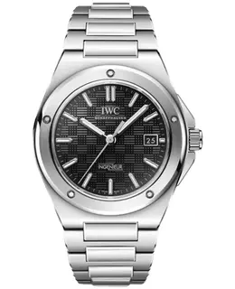 IWC Ingenieur Automatic - Men's Steel Watch iw328901, Black Dial with Luminous Hands and Date Display at 3 O'clock