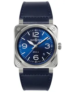 Bell & Ross BR03 Automatic Blue Dial Men's Watch Model br03a-blu-st/sca