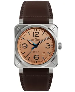 Bell & Ross BR 03 Automatic - Copper Dial, Brown Leather Strap