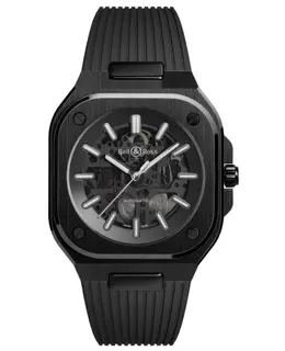 BR05A-BL-SK-CE/SRB Bell & Ross Men's Automatic Skeleton Dial Watch