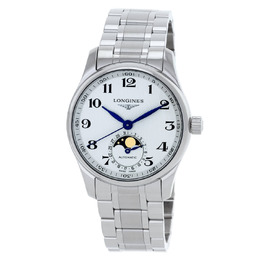 Longines Master Automatic White Dial Ladies Watch L2.409.4.78.6