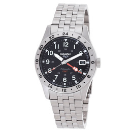 Seiko 5 Sports GMT Automatic Black Dial Mens Watch ssk023k1