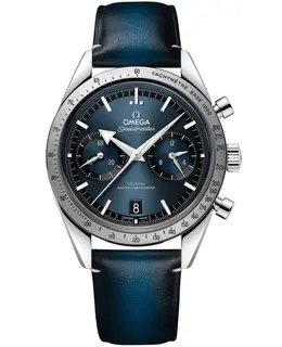 Omega Speedmaster '57 Blue Dial Leather Strap Men's Watch 332.12.41.51.03.001
