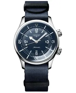 Longines Legend Diver Automatic Blue Dial Synthetic Strap Men's Watch l3.764.4.90.2