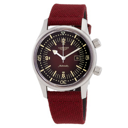 Longines Legend Diver Automatic Bordeaux Dial Ladies Watch l3.374.4.40.2