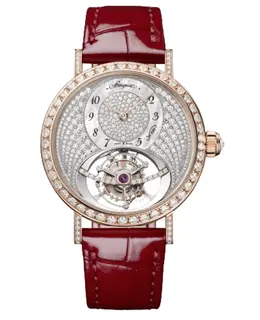 Breguet 3358BR/8D/986/D0 Classique Tourbillon - Rose Gold Case Mother of Pearl Diamond Dial Women's Watch