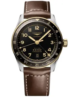 Longines Spirit Zulu Time Automatic GMT Watch - Model L3.812.5.53.2