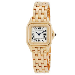 Cartier Panthere Small Quartz Silver Dial Ladies Watch wgpn0038