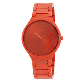 Rado True Thinline Quartz Orange Dial Mens Watch R27095652