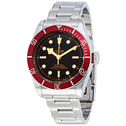 Pre-owned Tudor Black Heritage Bay Automatic Mens Watch 79230R-BK-BURSS