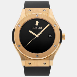 Hublot Black 18k Yellow Gold Classic Fusion 511.VX.1280.RX.MDM40 Automatic Men's Wristwatch 45 mm 983740