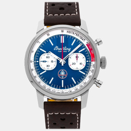 Breitling Blue Stainless Steel Top Time AB01763A1C1X1 41mm Automatic Men's Watch