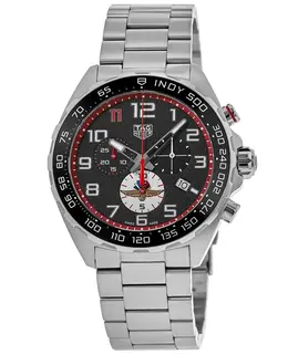 Tag Heuer Formula 1 Indy 500 Chronograph Quartz Black Dial Steel Men's Watch caz101aw.ba0842