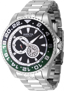 Invicta Pro Diver 47301 Mens Automatic Black Dial Sprite Bezel Watch