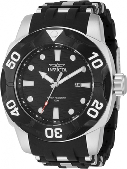 Invicta Sea Spider Quartz Date Black Dial Mens Watch 44116