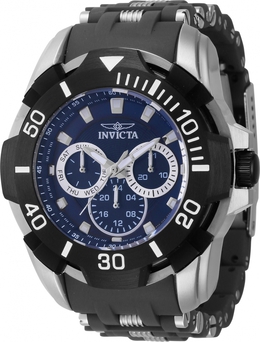 Invicta Sea Spider GMT Date Quartz Blue Dial Mens Watch 44122