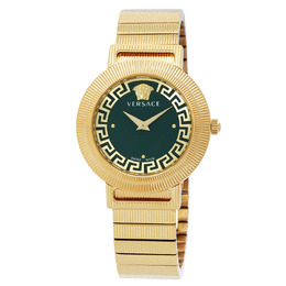 Versace Greca Quartz Green Dial Ladies Watch ve3d00522