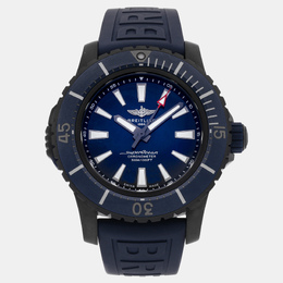 Breitling Blue Men's Superocean Automatic Wristwatch 959537 - Elegant Chronometer with Date Display