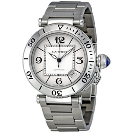 Pre-owned Cartier Pasha Seatimer w31080m7