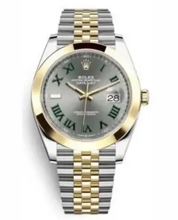Rolex Datejust M126303-0020: Yellow Gold & Steel Case, Slate Grey Dial Men's Watch