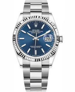 Rolex Datejust 36 m126234-0018 Women's Watch Blue Dial
