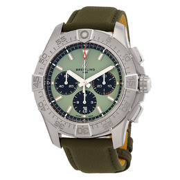 Breitling Avenger Chronograph Automatic AB014761L1X1 Green Dial Men's Watch