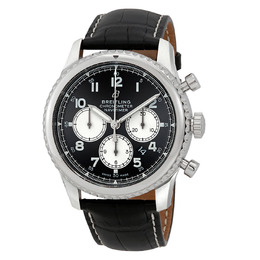Breitling Navitimer 8 Chronograph Automatic Chronometer Black Dial Mens Watch ab0117131b1p1