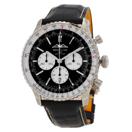 Breitling Navitimer B01 Chronograph Automatic Black Dial Mens Watch ab0137211b1p1