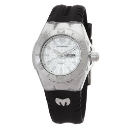 Ladies Sport Watch Monogram Silver Dial tm-122016