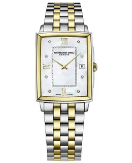 Raymond Weil Toccata Classic Quartz Mother of Pearl Diamond Dial Two-Tone Steel Men's Watch Model 5425STP00995