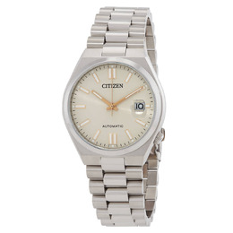 Citizen NJ0151-88W Tsuyosa Automatic Mens Beige Dial Watch