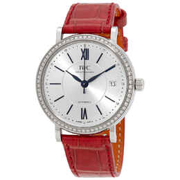 IWC Portofino Silver Dial Diamond Automatic Ladies Watch 4581-09 IW358109