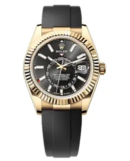 Rolex Sky-Dweller Men's Watch Model M336238-00 (Yellow Gold, Black Dial)